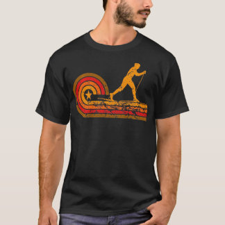 Retro Cross Country Skier Vintage Skiing T Shirt