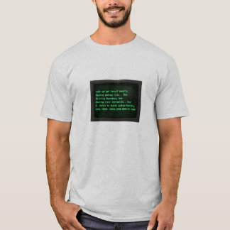 Retro CRT-monitor terminal "Installera mänsklighet T Shirt