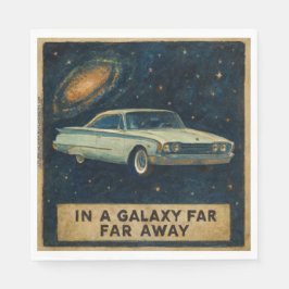 Retro Cruiser i djupet rymden Pappersservett