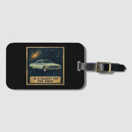 Retro Cruiser in Deep Space Bagagebricka