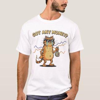 Retro Crying Cat – Spare Some Change T Shirt
