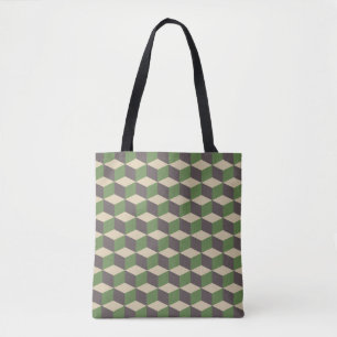 Retro Cubes Tygkasse