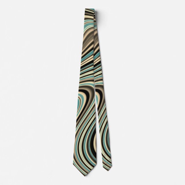 Retro Curvy Abstrakt Shapes Slips (Framsida)