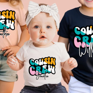 Retro Custom Kusin Crew Lägg till ditt namn T Shirt