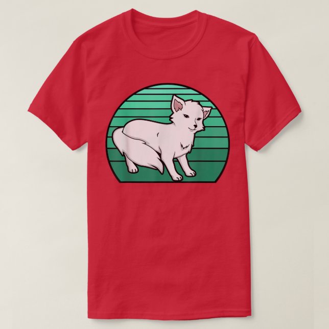 Retro Cute Arctic Fo T Shirt (Design framsida)