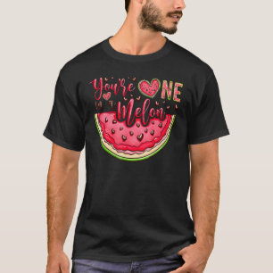 Retro Cute du är en Melon Valentine Day Cute T Shirt