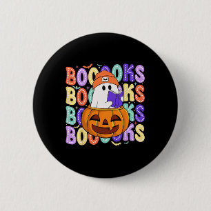 Retro Cute Ghost Teacher Halloween Librarian Read Knapp
