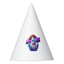 Retro Cute Halloween Ghost Artwork - Neon