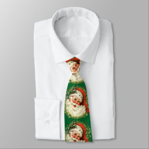 Retro Cute Knubbig Santa Wand Helgdag Apparat Slips