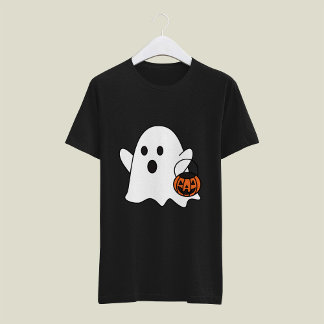 Retro Cute Little Ghost Boo Halloween Costume T Shirt