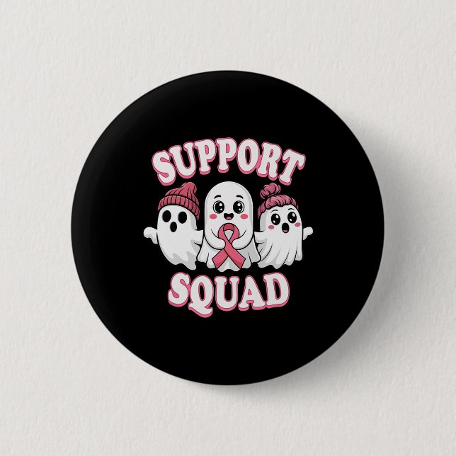Retro Cute Skeleton Hand Boop Hund Funny Halloween Knapp (Framsida)