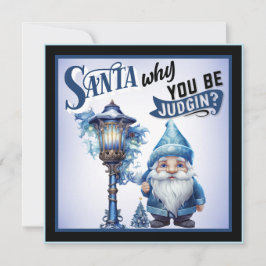 Retro Cutie Blue-jul Julkort