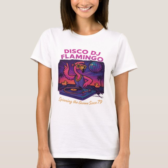 Retro Cyberpunk Giraffe - Neon Street Samurai Vibe T Shirt (Framsida)