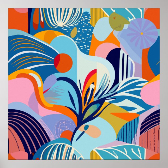 Retro cyberpunk-spelflicka Poster (Framsidan)