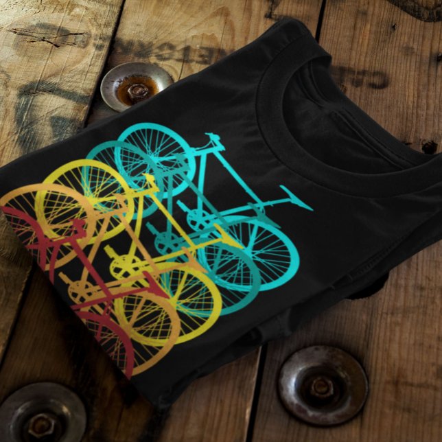 Retro Cycling, Road Bike T Shirt (Skapare uppladdad)