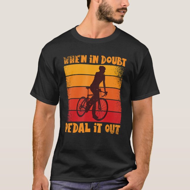 Retro Cycologist Biking Cycling Racing Bicycle MTB T Shirt (Framsida)