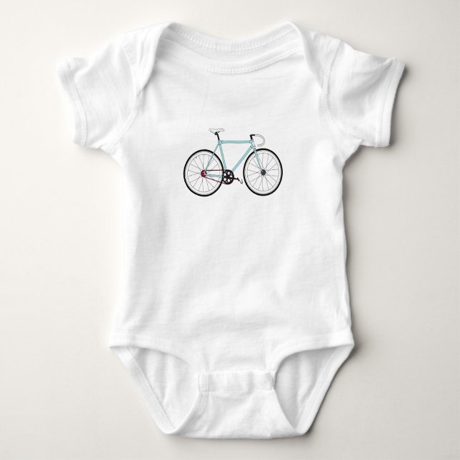 Retro cykel för klassiker tee (Framsida)