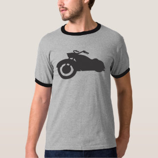 retro cykel i svart t-shirt