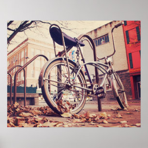 Retro cykel poster
