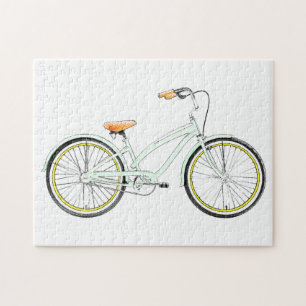 retro cykel pussel