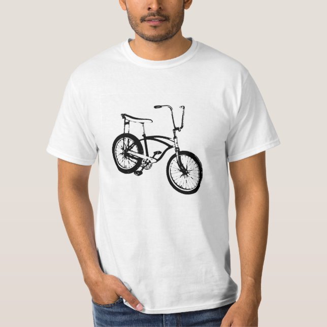 Retro cykel - svart tröja (Framsida)