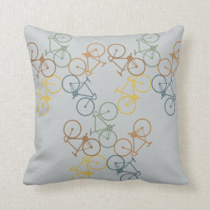 Retro cykeldekorativ kudde