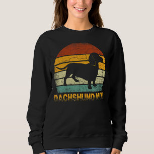 Retro Dachshund Mamma Doxie Hundägare Mor Pet Mors T Shirt
