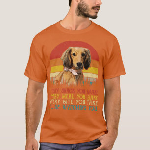 Retro Dachshund varje gång du gör varje måltid T Shirt