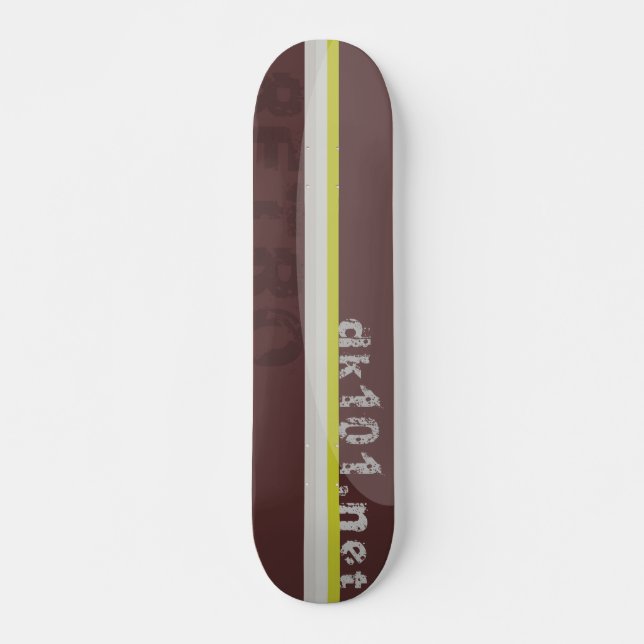 Retro däck dk101 skateboard bräda 21,5 cm (Framsida)
