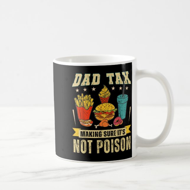 Retro Dad Tax Making Sure It's Not Ison Funny Fath Kaffemugg (Höger)