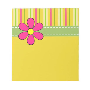 Retro Daisy Anteckningsblock