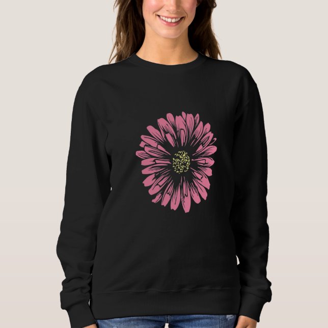 Retro Daisy Färgglad Bra För Grundskolan T Shirt (Framsida)