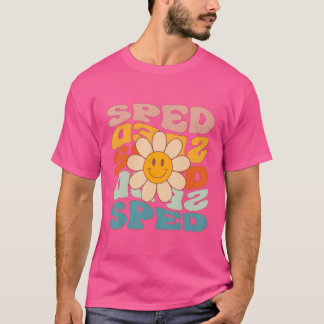Retro Daisy Groovy Speciell Education Sped Teacher T Shirt