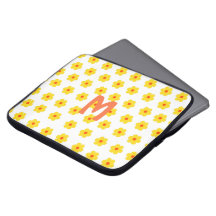 Retro-Daisy Gult och Orange och vit Blommigt