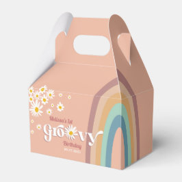 Retro Daisy Låt oss Groovy Birthday Presentaskar