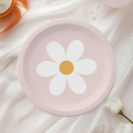 Retro daisy ljus rosa boho