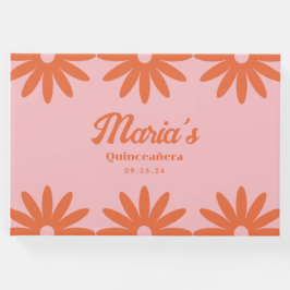 Retro Daisy Quinceanera Gästböcker