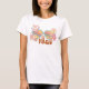 Retro-Daisy, Regnbåge och Butterflies-citat T-Shir T Shirt (Framsida)