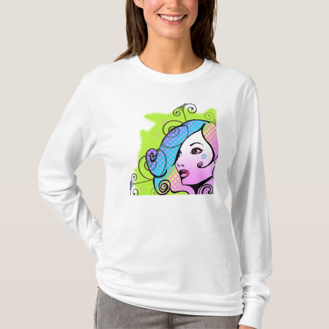 retro dam tee (Framsida)