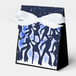 Retro Dance Party Blue Tält Presentaskar