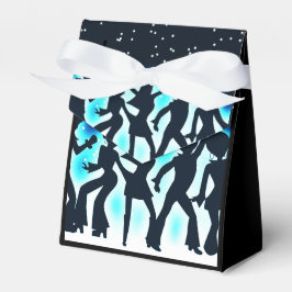 Retro Dance Party Teal Tält Presentaskar