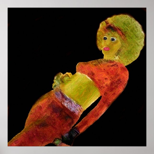 RETRO DANCER POSTER (Framsidan)