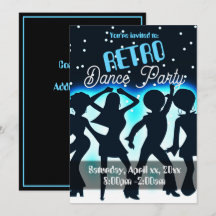 Retro danparty Teal