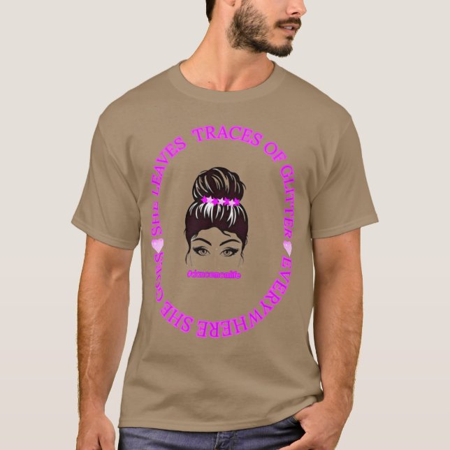 Retro Dansmamma-merchandise T Shirt (Framsida)