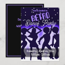 Retro Dansparty Lila