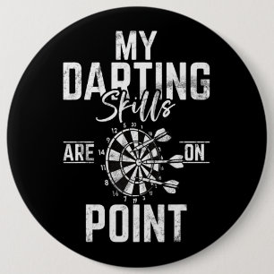 Retro Dartboard 180 för manar Dart-spelare Knapp