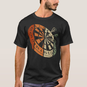 Retro Dartboard Bullseye Darts T Shirt