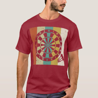 Retro DARTBOARD T Shirt