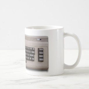 Retro datortangentbord för vintage? kaffemugg