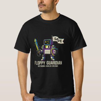 Retro datortröja Floppysköldpaddan Vintage T Shirt